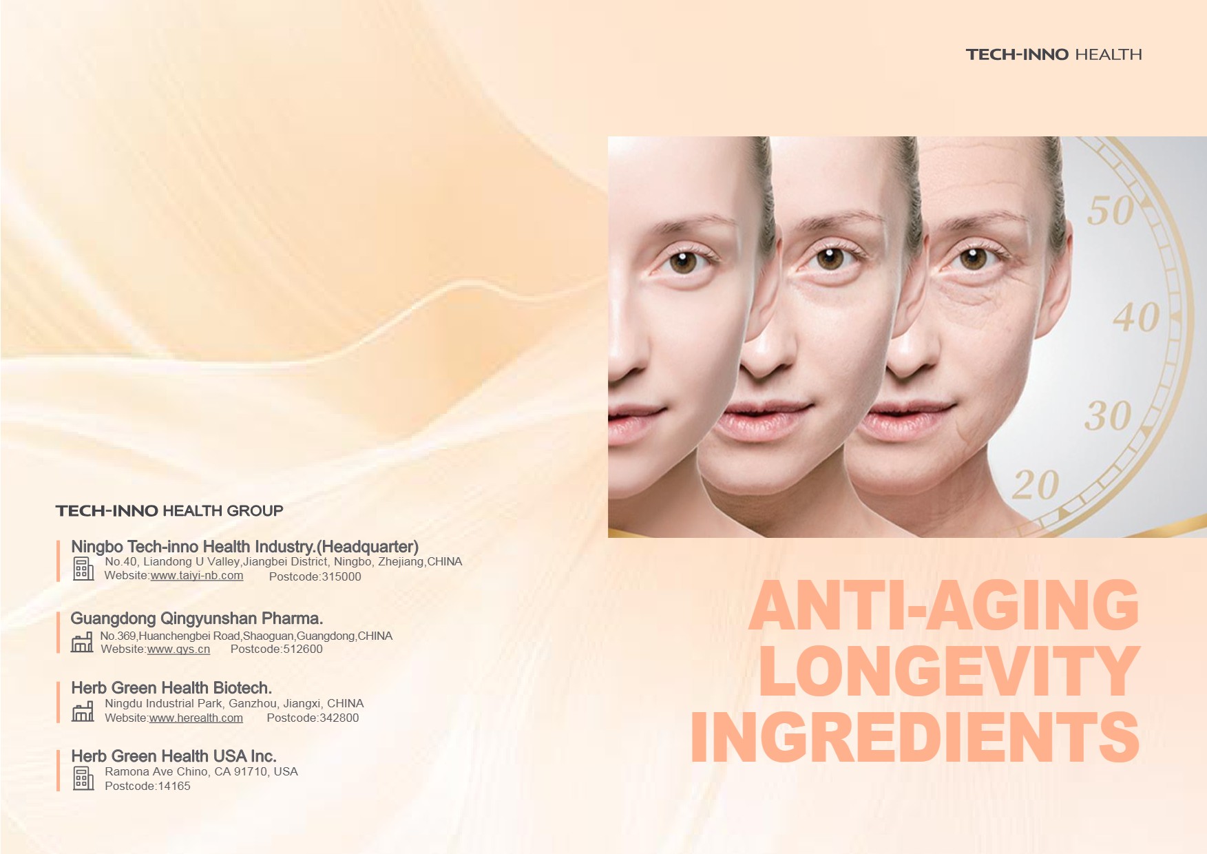 TECH-INNO Showcases a Comprehensive Anti-Aging Ingredient Portfolio for Healthy Aging Solutions